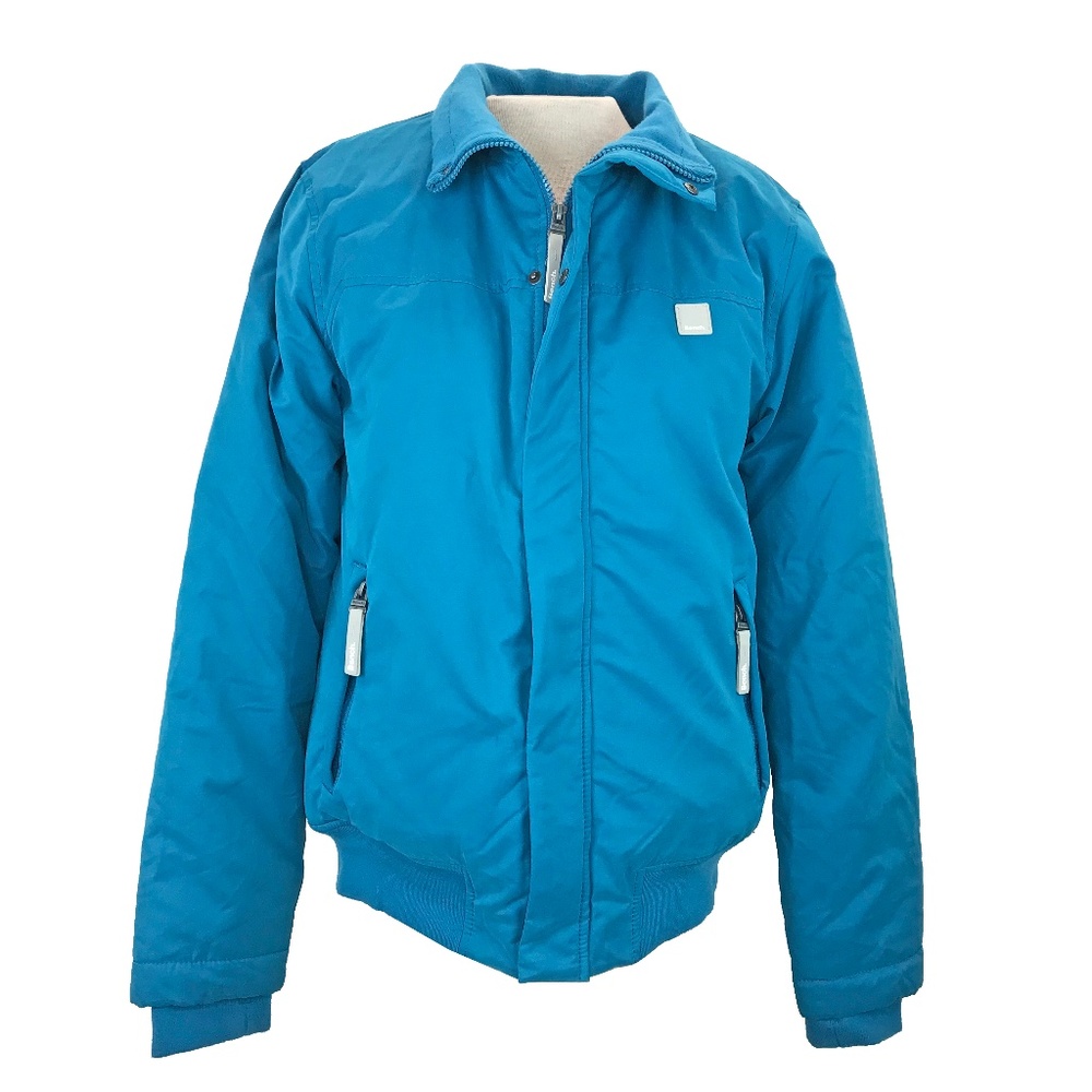 Bench Turquoise Fleece Lined Coat Thumbholes S